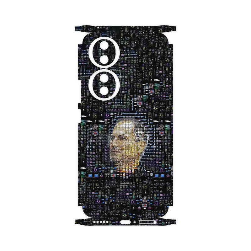 برچسب پوششی ماهوت مدل Collage of Steve Jobs 2-FullSkin مناسب برای گوشی موبایل آنر 90