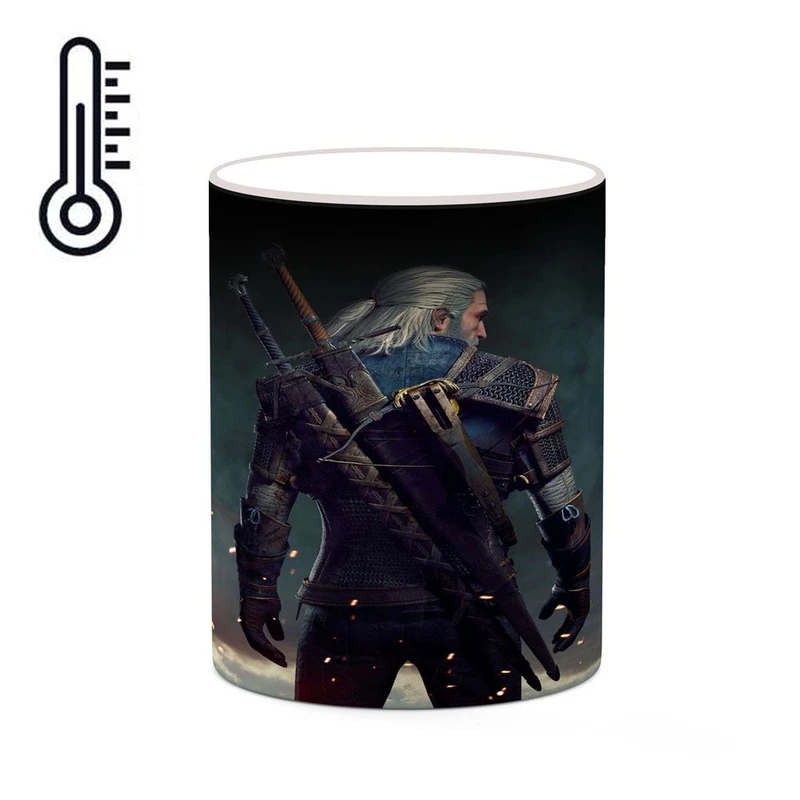 ماگ حرارتی کاکتی مدل بازی ویچر The Witcher 3 Wild Hunt کد mgh31129