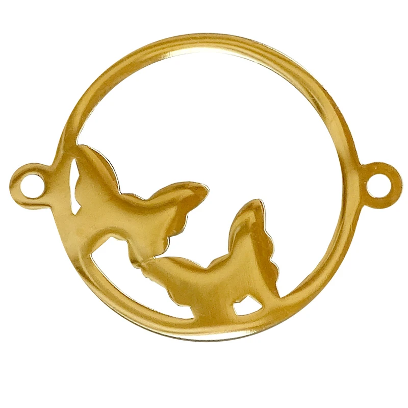 آویز دستبند مدل پروانه های عاشق کد AD 993