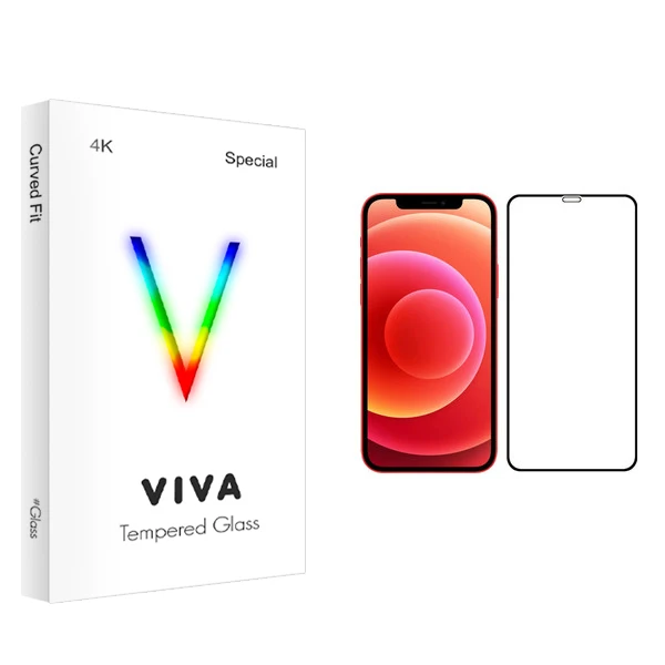 محافظ صفحه نمایش ویوا مدل 4K مناسب برای گوشی موبایل اپل iPhone 12