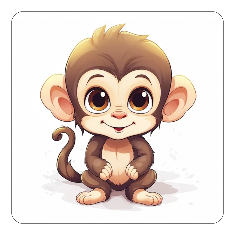 مگنت کاکتی طرح حیوانات کارتونی مدل mp28226