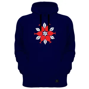 هودی زنانه 27 مدل یلدا کد B01 رنگ سرمه ای 