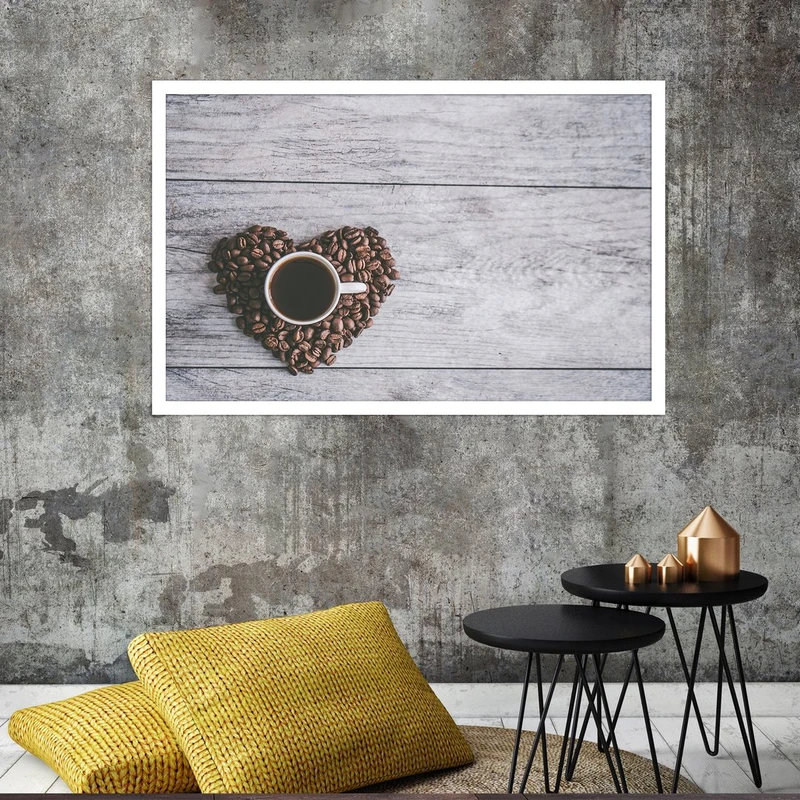 تابلو بکلیت طرح فنجان قهوه مدل W-S4431