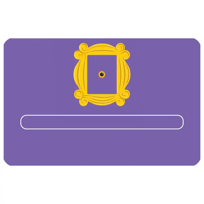 استیکر کارت مدل سریال فرندز کد 021 مجموعه 2 عددی