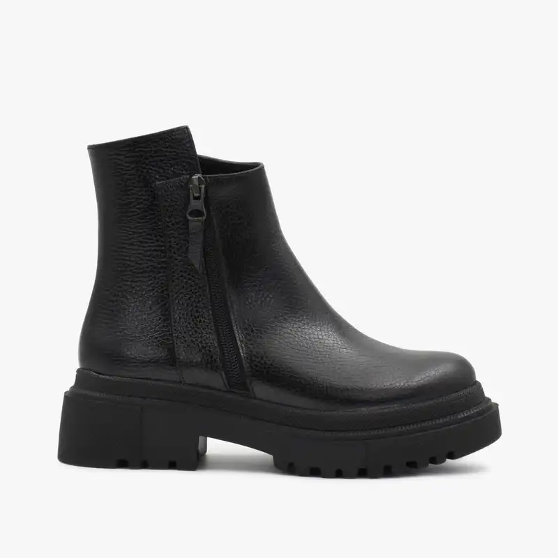 نیم بوت زنانه چرم تهران مدل 615