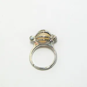 انگشتر زنانه مدل مرواریدی صدف دار