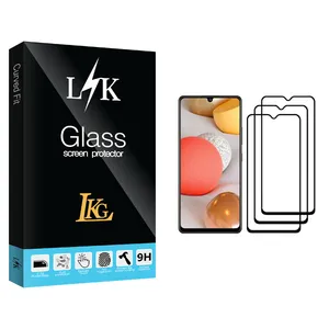 LKG LK Glass Screen Protector For Samsung Galaxy A42 Pack Of 3