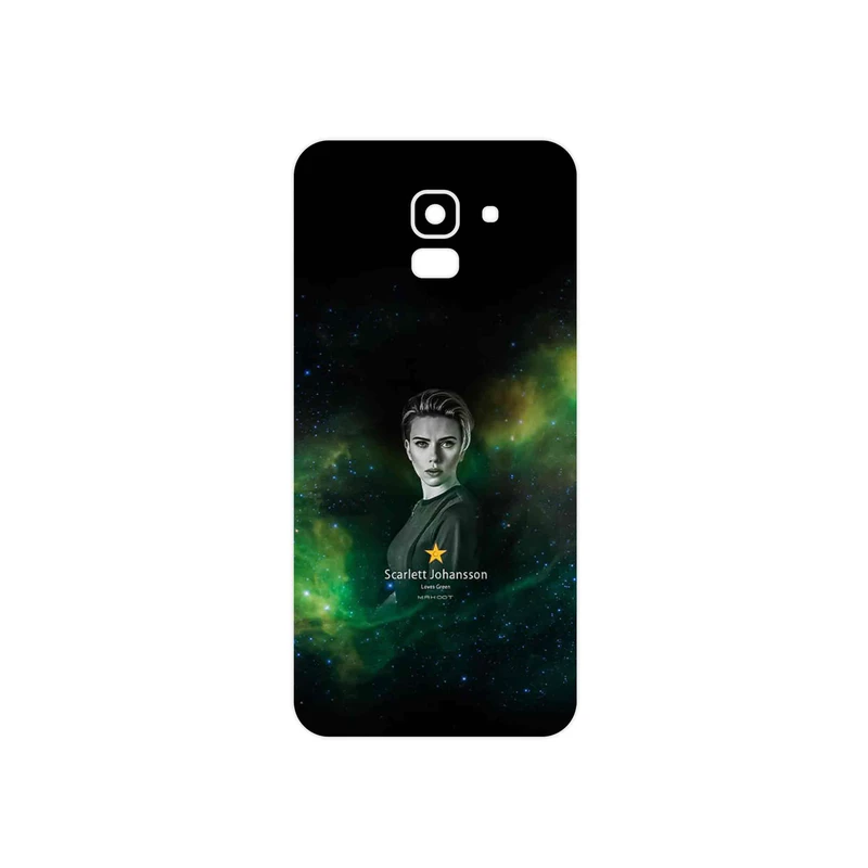 برچسب پوششی ماهوت مدل Scarlett Johansson مناسب برای گوشی موبایل سامسونگ Galaxy J6