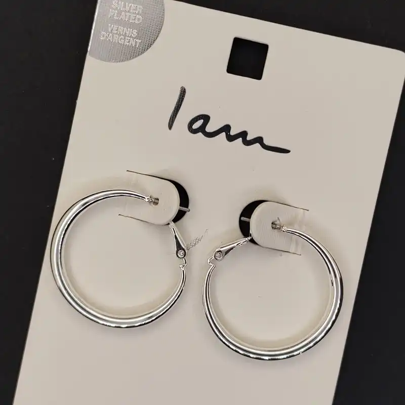 گوشواره زنانه آی ام مدل ساده