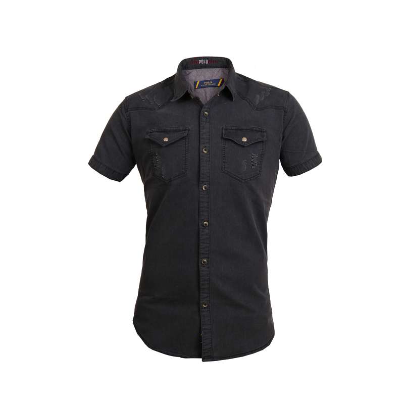 پیراهن آستین کوتاه مردانه مدل 2JIBinajinZGH