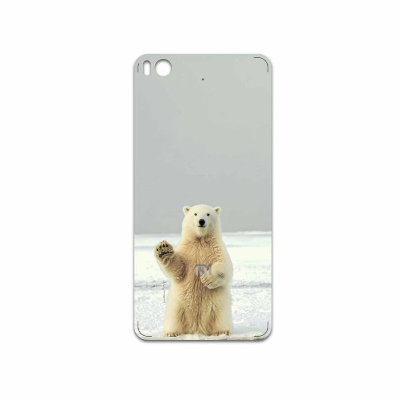 برچسب پوششی ماهوت مدل Polar bear مناسب برای گوشی موبایل شیائومی Mi 5s
