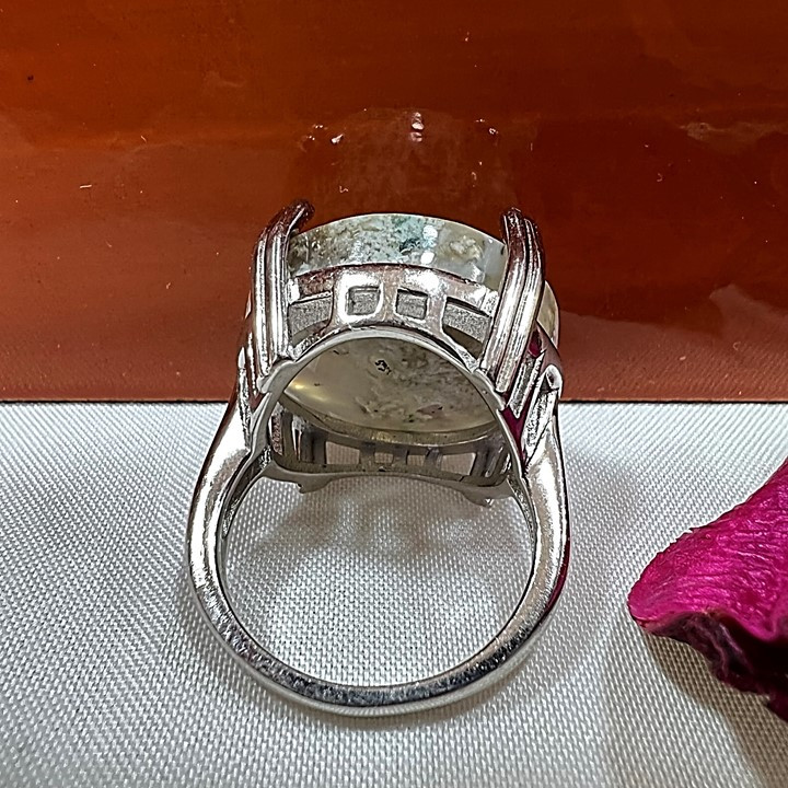 انگشتر نقره زنانه مدل شجر بهاری کد glsr-25100 انگشتر نقره زنانه مدل شجر بهاری کد glsr-25100