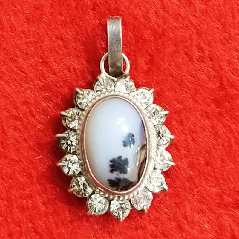 آویز گردنبند نقره زنانه سلین کالا مدل عقیق کد ce-As17