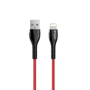 کابل تبدیل USB به لایتنینگ جت پاور مدل Ceramic illuminated JP-006i طول 1 متر