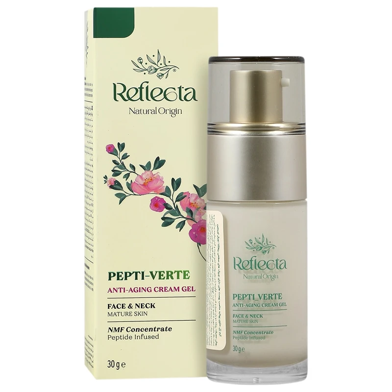کرم ژل ضد چروک رفلکتا مدل Pepti Verte مناسب برای انواع پوست وزن 30 گرم