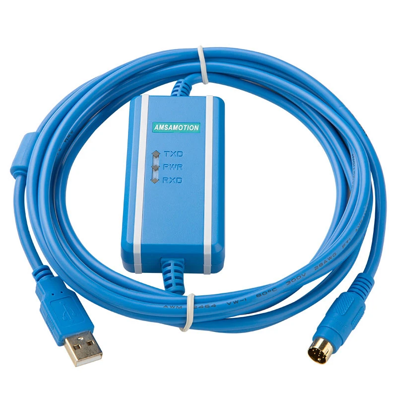 کابل پروگرام آمساموشن مدل Mitsubishi PLC کد USB-SC09-FX