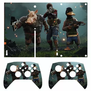 برچسب کنسول ایکس باکس سری ایکس طرح Mutant Year Zero مجموعه 3 عددی