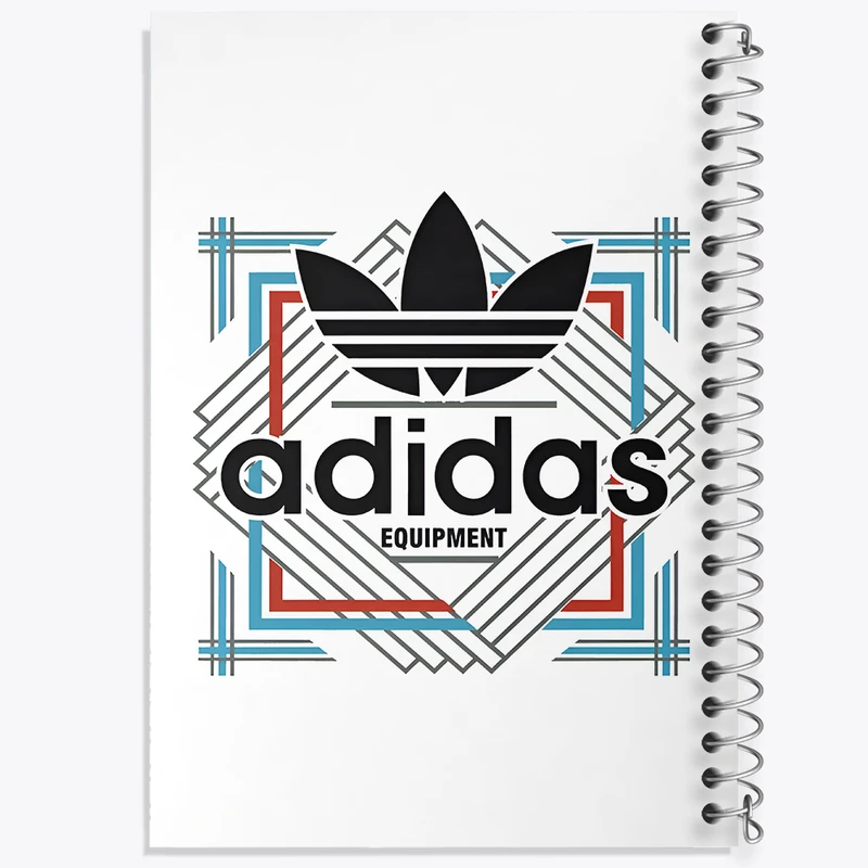 دفتر مشق 100 برگ خندالو طرح آدیداس (Adidas) کد N5113