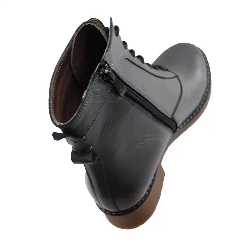 نیم بوت زنانه مدل چرم طبیعی کد 608.1