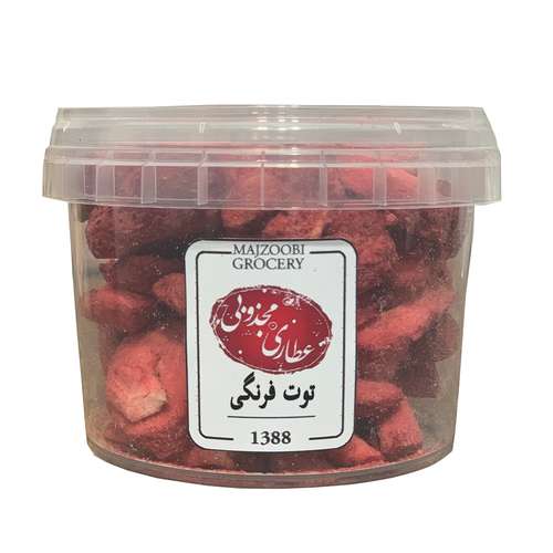 توت فرنگی خشک پفکی عطاری مجذوبی - 50 گرم