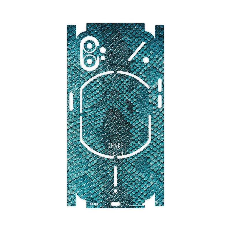برچسب پوششی ماهوت مدل Blue Snake Skin-FullSkin مناسب برای گوشی موبایل ناتینگ Phone 1