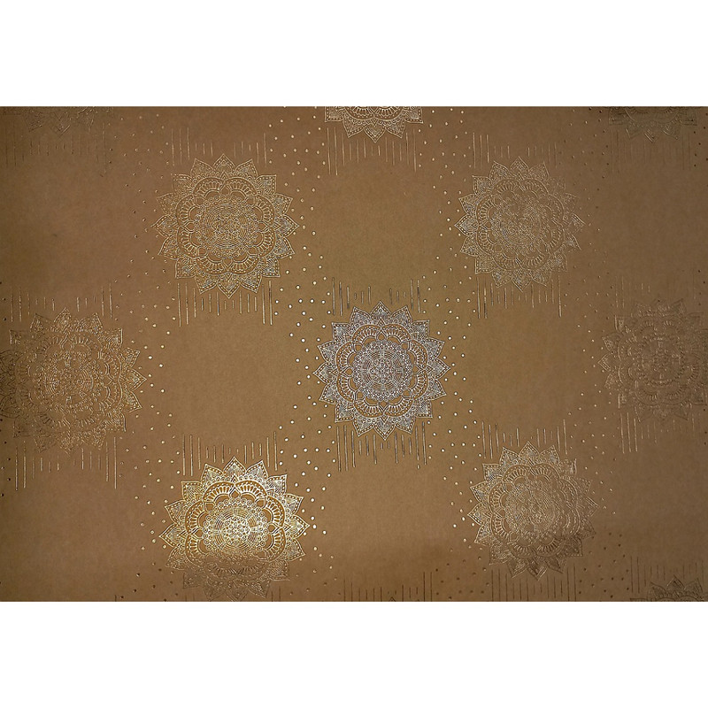 کاغذ کادو مدل طلاکوب 501 بسته 10 عددی