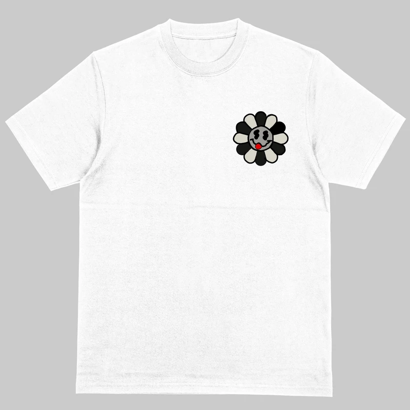 تی‌شرت آستین کوتاه مردانه مدل باکسی لبخند 