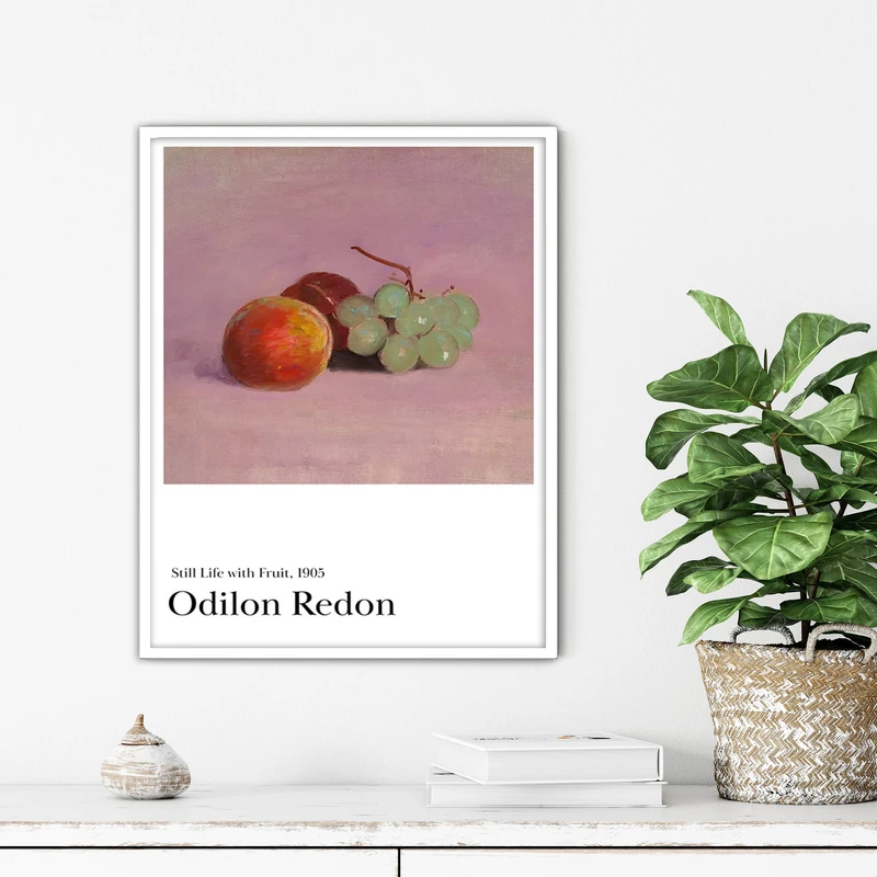 تابلو آتریسا طرح نقاشی کلاسیک مدرن مدل ATFHW36 فریم سفید