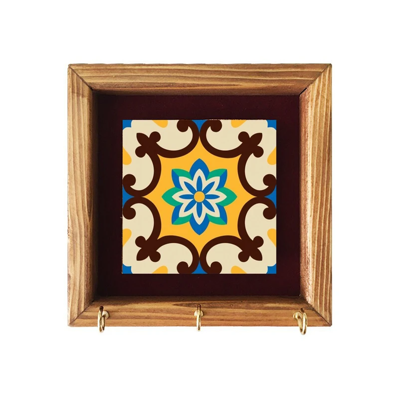 جاکلیدی چوبی گلاک طرح سنتی کد KH1
