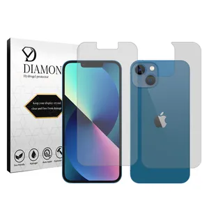 Diamond Tough model transparent screen protector suitable for Apple iPhone 13 mobile phone along with the back protector