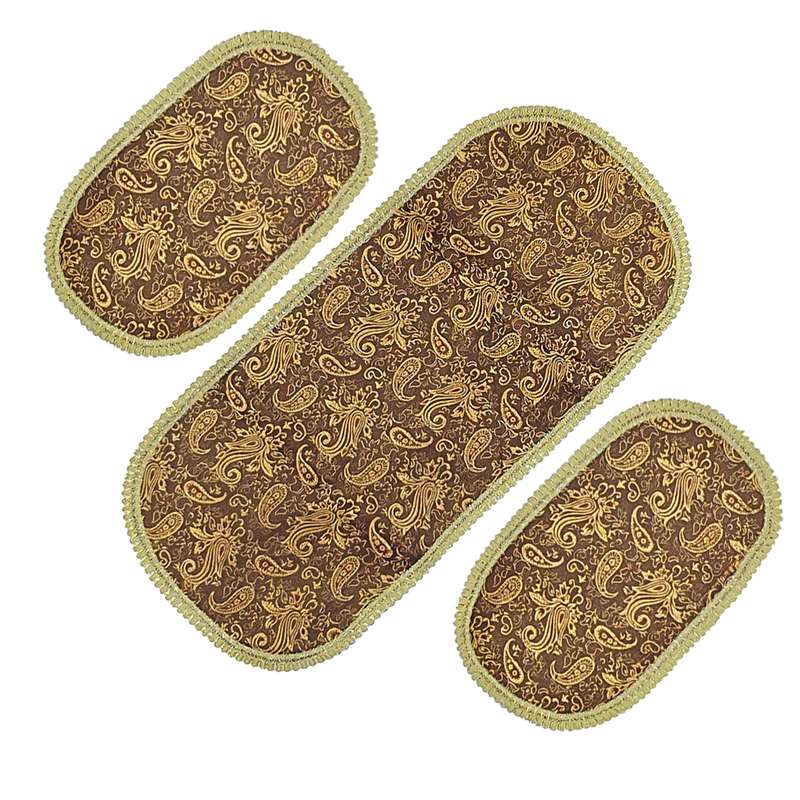 ست سه تکه رومیزی مدل میخک کد KM3-3