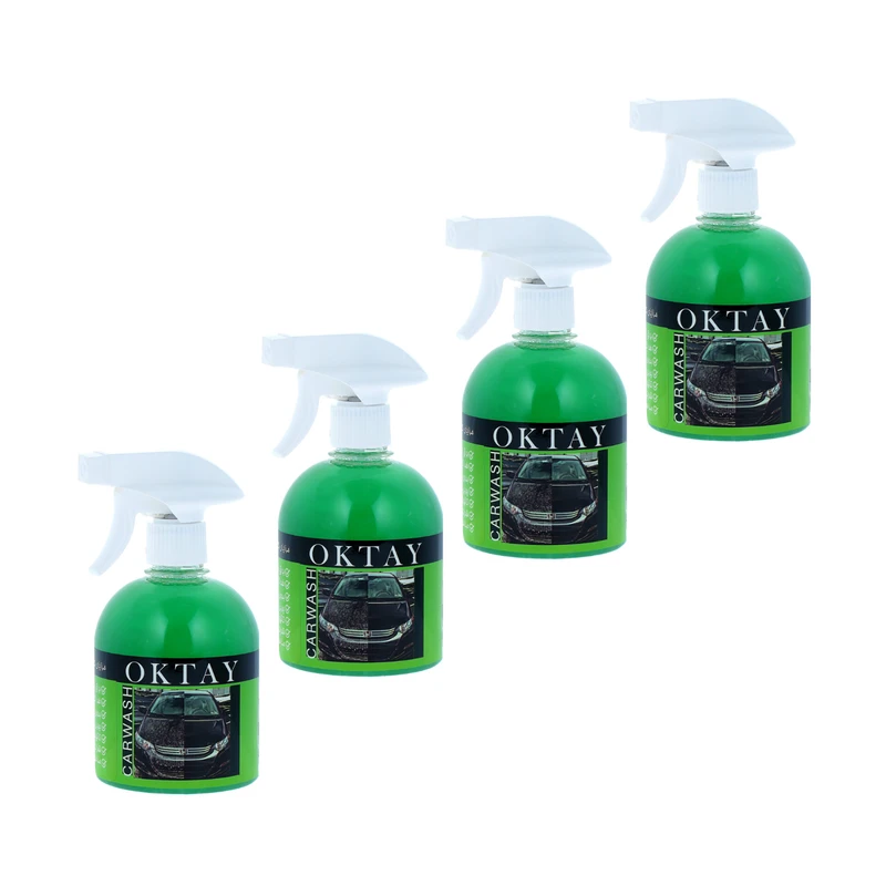اسپری کارواش بدون آب نانو اکتای مدل پک حجم 550 میلی لیتر بسته 4 عددی