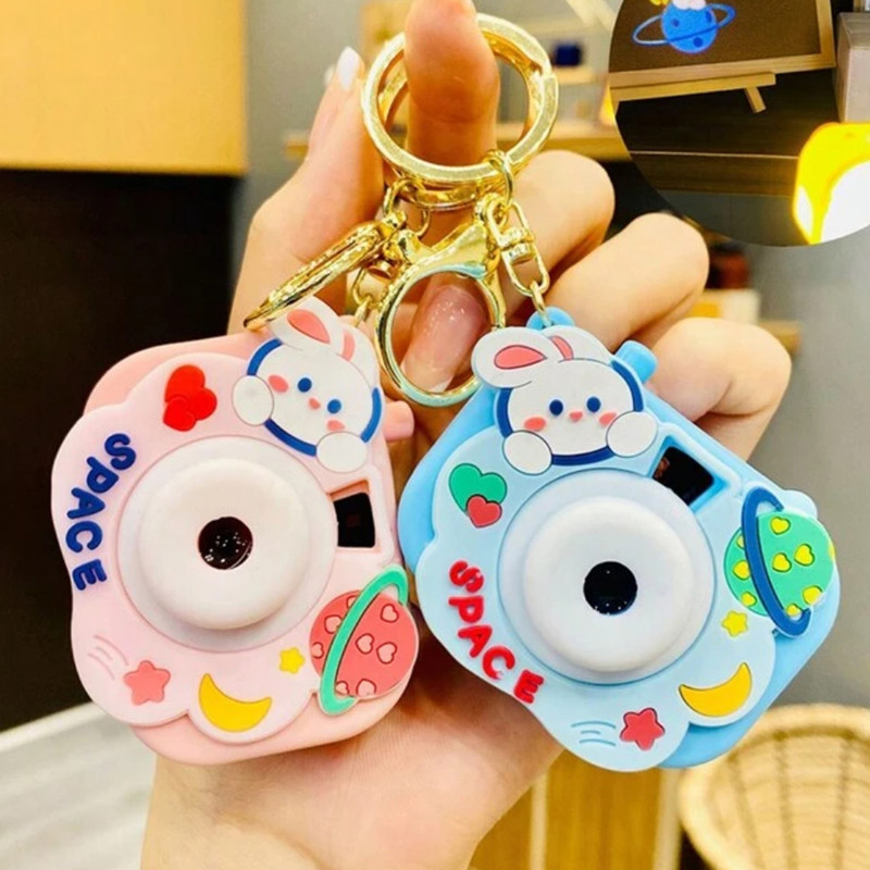 جاکلیدی دخترانه مدل دوربین چراغدار کد S1