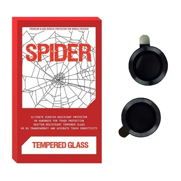 محافظ لنز دوربین اسپایدر مدل رینگی  مناسب برای گوشی موبایل اپل iPhone 14 بسته دو عددی