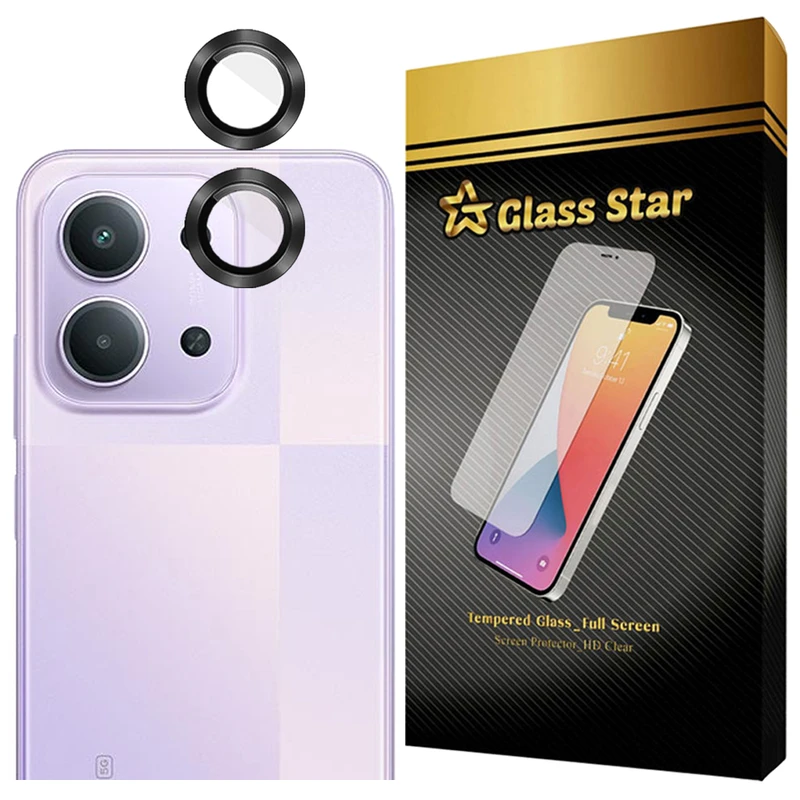 محافظ لنز دوربین فلزی گلس استار مدل GRIN مناسب برای گوشی موبایل شیائومی Redmi 15C
