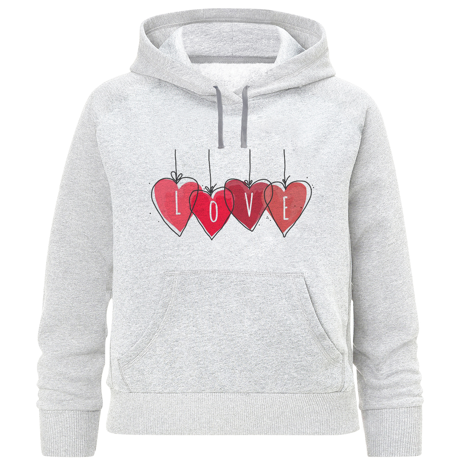 هودی دخترانه مدل LOVE F722