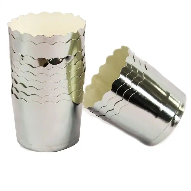 کپسول کاپ کیک مدل لیزری گرد مجموعه 20 عددی