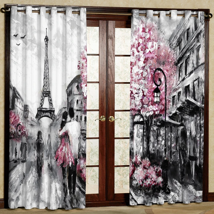 پرده پانچی کد 5260 سایز 280x140 سانتی متر