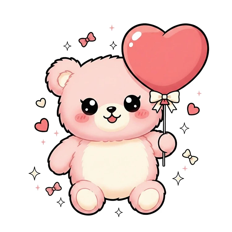 استیکر پارچه و لباس پاد آفرین مدل کارتونی کیوت فانتزی بامزه کد S5282