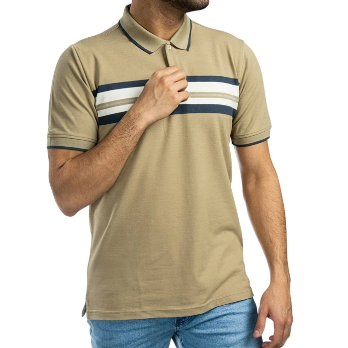 پولوشرت آستین کوتاه یقه برگردان مردانه مدل BM-NB-3384