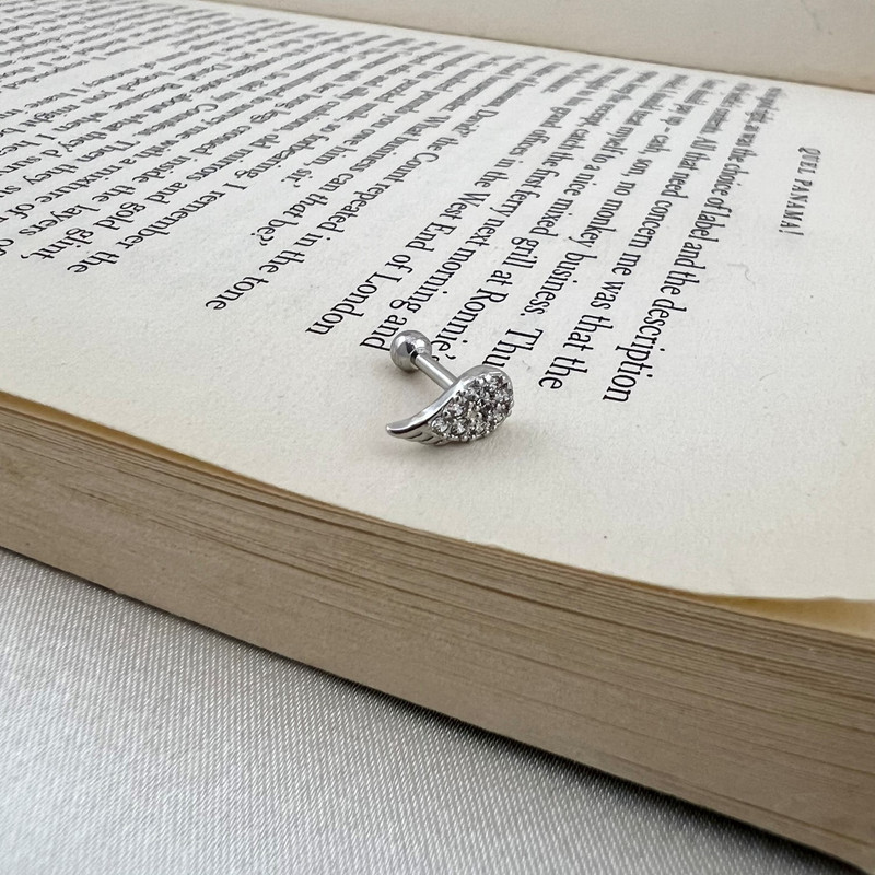 پیرسینگ گوش زنانه مدل بال فرشته کد P4575