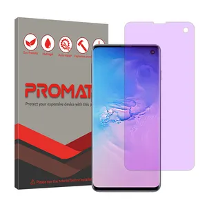 Promate Resistant model anti-violet screen protector suitable for Samsung Galaxy S10 mobile phone