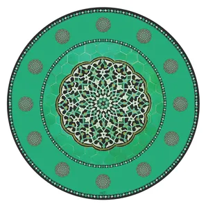 رومیزی قلم فلزی طرح مسجد جامع یزد