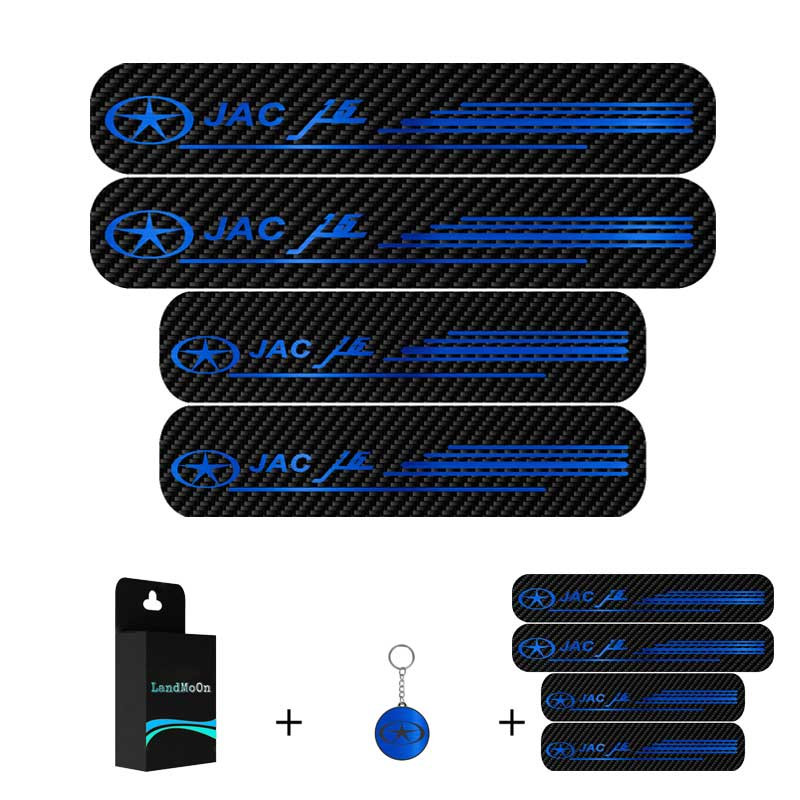 برچسب پارکابی خودرو لندمون کد LC025 MB مناسب برای جک J5 مجموعه 4 عددی به همراه جاکلیدی
