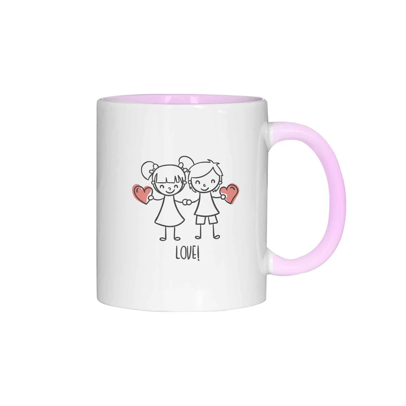 ماگ ژالینو طرح عاشقانه کد 001