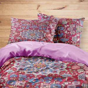 سرویس روتختی مدوپد طرح فرش نهاوند مدل C-Nahavand07 یک نفره 4 تکه