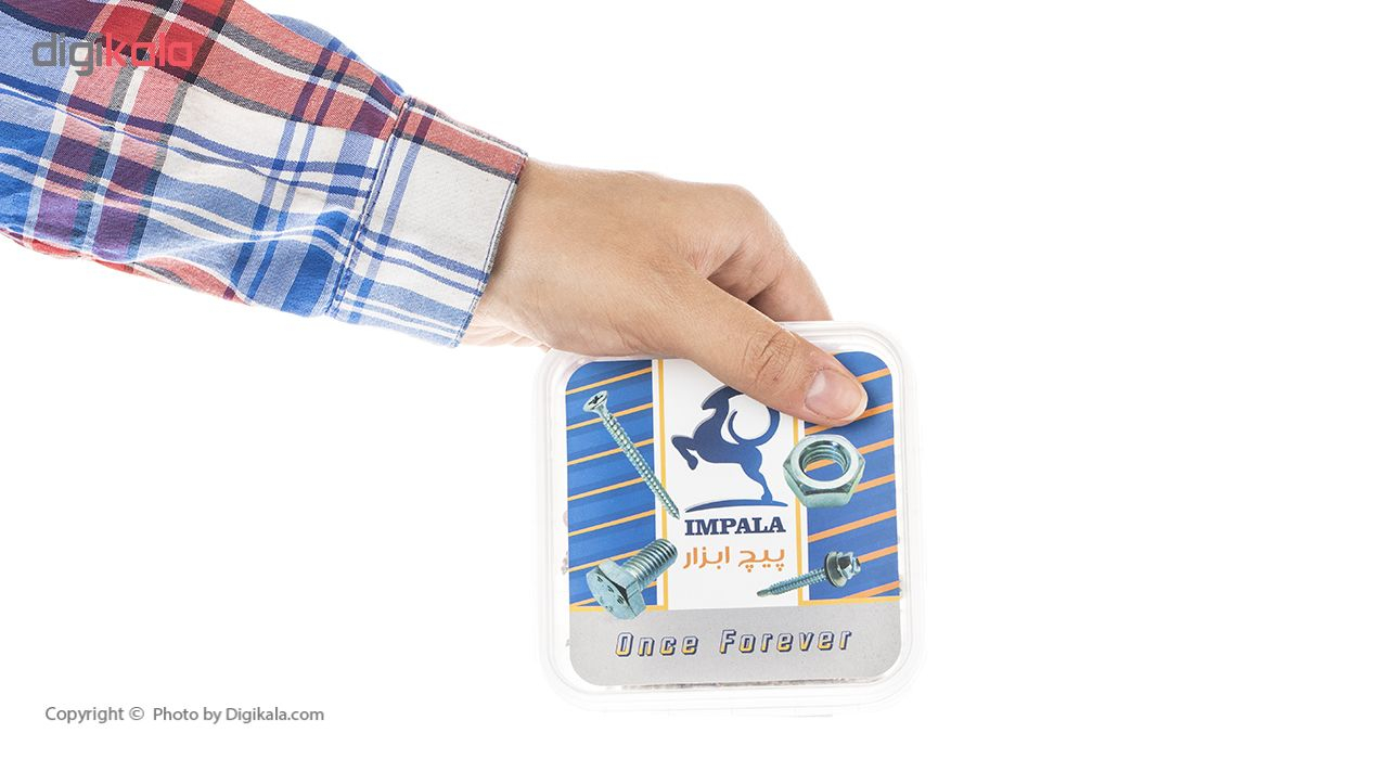 پیچ ایمپالا چهارسو مدل 8-1.5 بسته 144 عددی