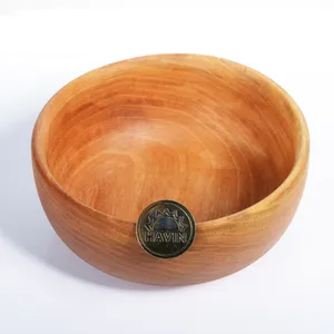کاسه چوبی هاوین مدل Rustic