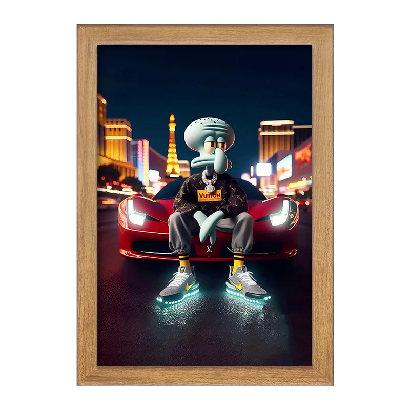 تابلو خندالو مدل اختاپوس باب اسفنجی کد F4400