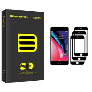 Somastel SD Glass Screen Protector For Apple iPhone 8 Plus Pack Of 3